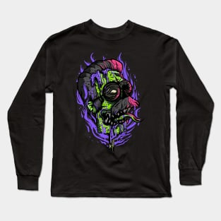 Zombie head Long Sleeve T-Shirt